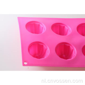 8 holte bloemvormige fondant taartvorm